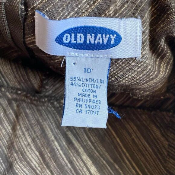 Vintage brown linen blend maxi dress - Picture 3 of 6